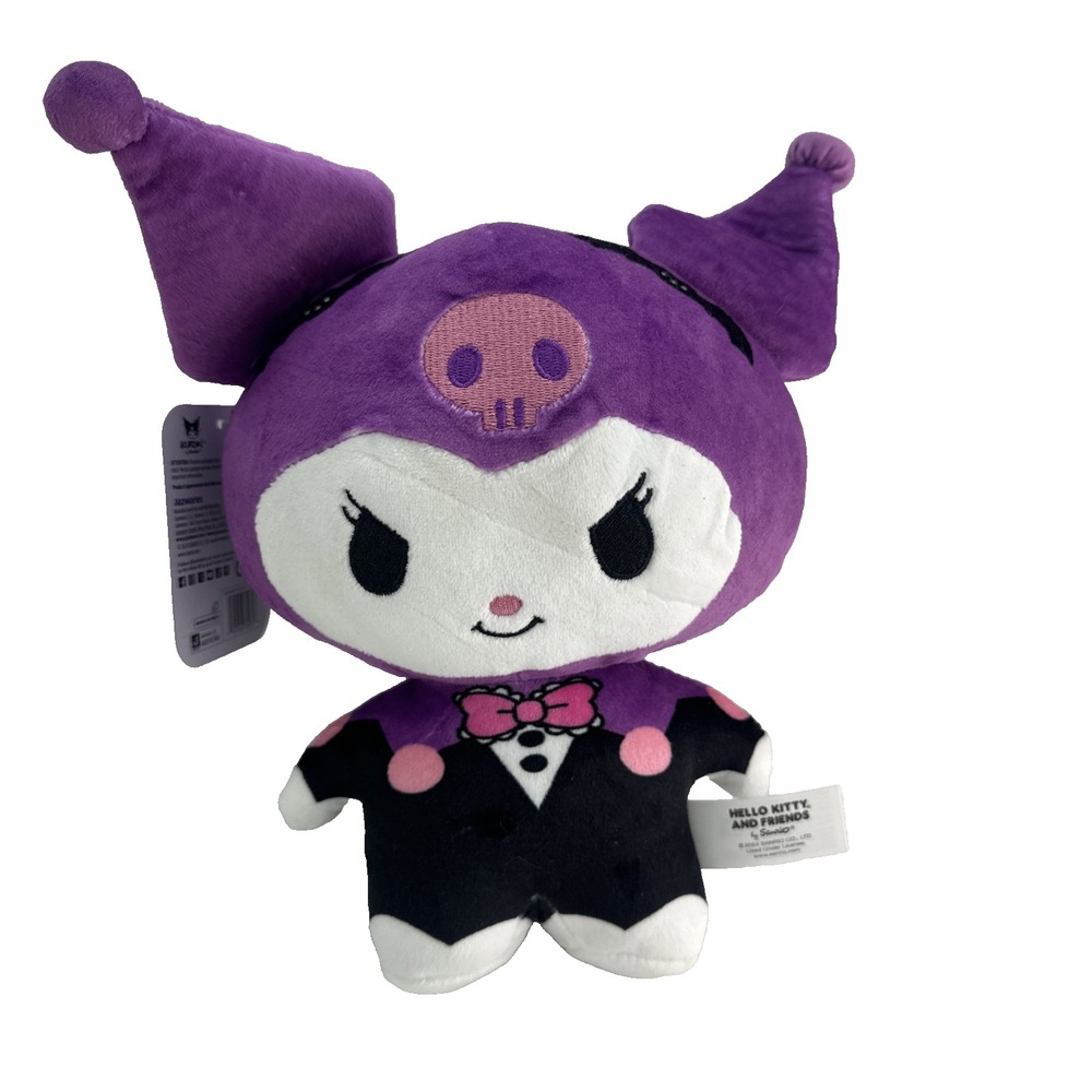 KUROMI Sanrio Hello Kitty And Friends KUROMI 8" Halloween Plush Purple NWT NEW